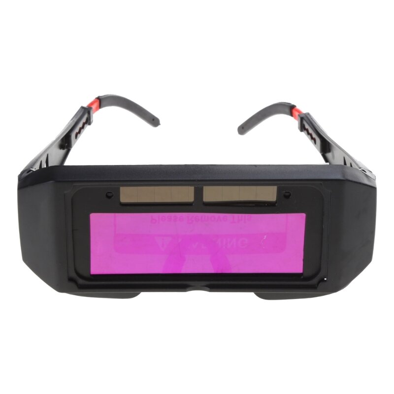 Gafas de soldadura de oscurecimiento automático con energía solar de vidrio para soldador para TIG MIG MMA Plasma G6KA