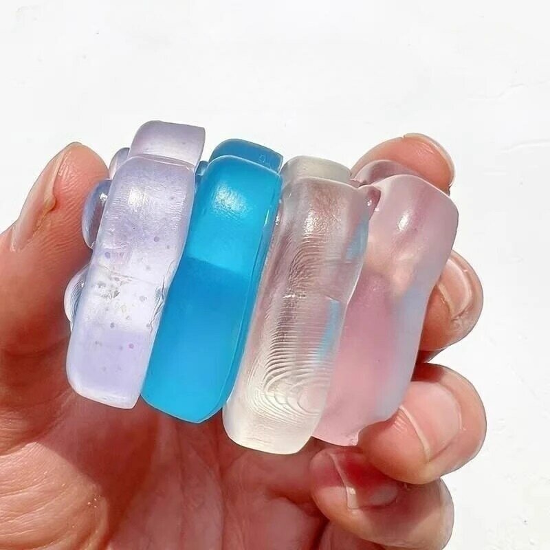 Kawaii Cat Paw Sticky Squeeze Toy Soft Realistic Jelly Glitter Cat's Claw Squishy Stress Relief Toys Kids Adults Unique Gifts