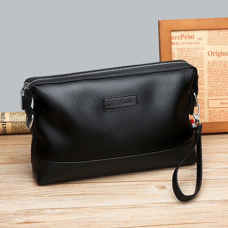 Męska kopertówka skórzana saszetka wielofunkcyjna torba na ramię miękka skóra bydlęca moda torba męska portfel kopertówka