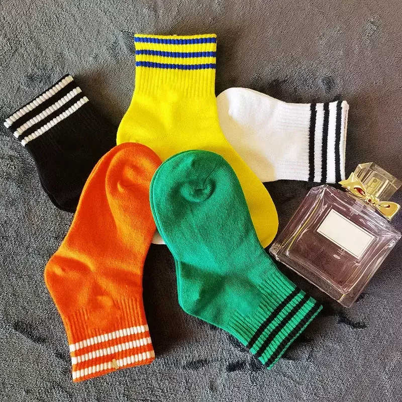 Calcetines de algodón puro para niños, medias finas de baloncesto, manga media, moda para estudiantes, novedad