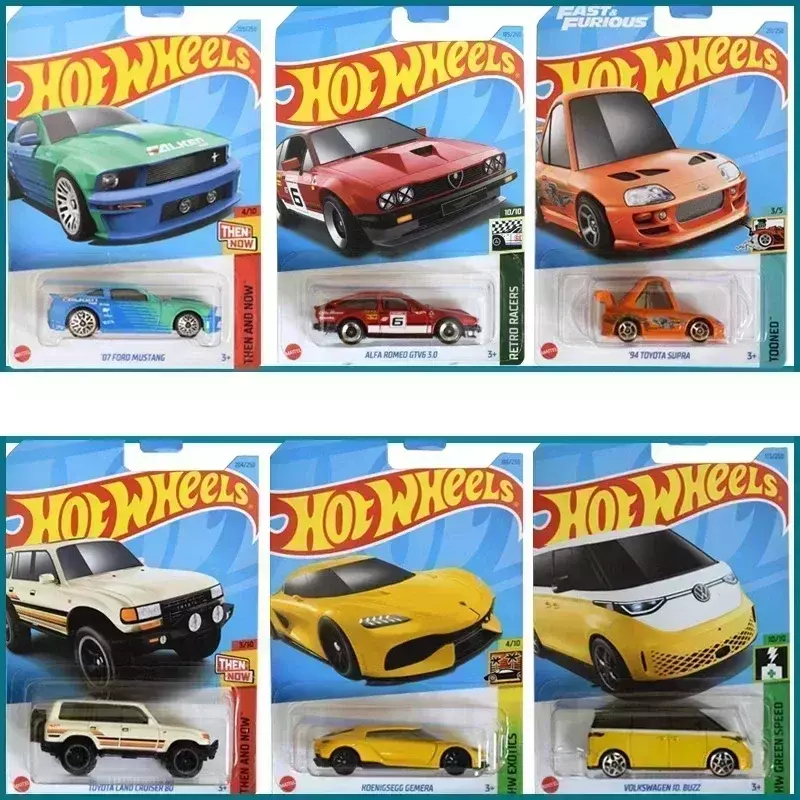Hot Wheels-Hotwheels Diecast Car Toys, 1/64 Tyiture, Toyota, Ford Batmobile, Benz Boys Toy, Model for Birthday Gift, Original