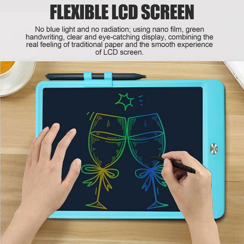Tablette d'écriture LCD pour tout-petits, jouet de planche à dessin, planche à dessin réutilisable, activité d'apprentissage, 10 ", 3 à 8 ans