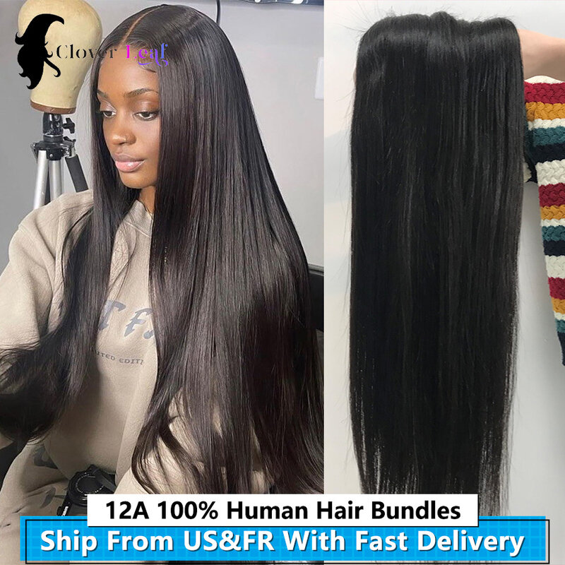 26 26 26 Inch Straight Human Hair Bundles Brazilian Weave 100% Human Hair Extension Natural Black Color Thick Ends Human Hair