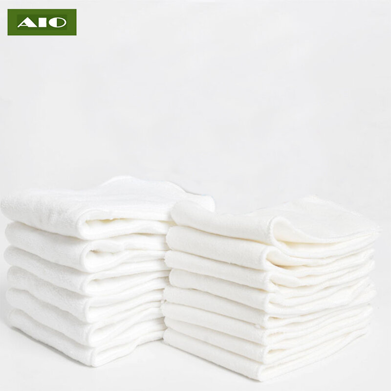 Microfiber Baby Nappy Inserts 3 layers Microfiber Diaper Inserts Baby Use Together With Pocket Cloth Diaper