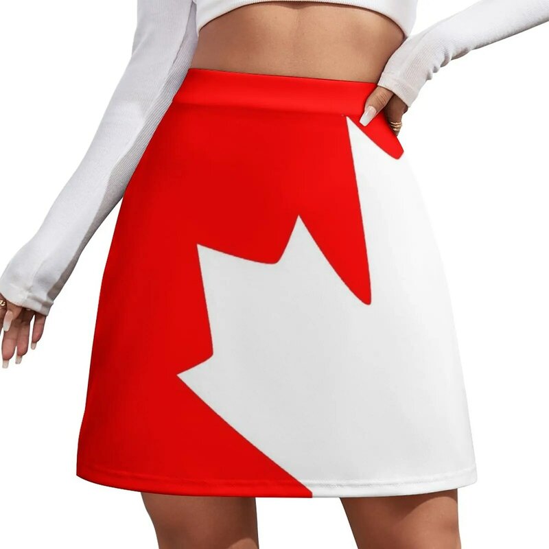 كندا مابل ليف العلم شعار تنورة صغيرة فستان فساتين للحفلات الراقصة المرأة ملابس الصيف 2023