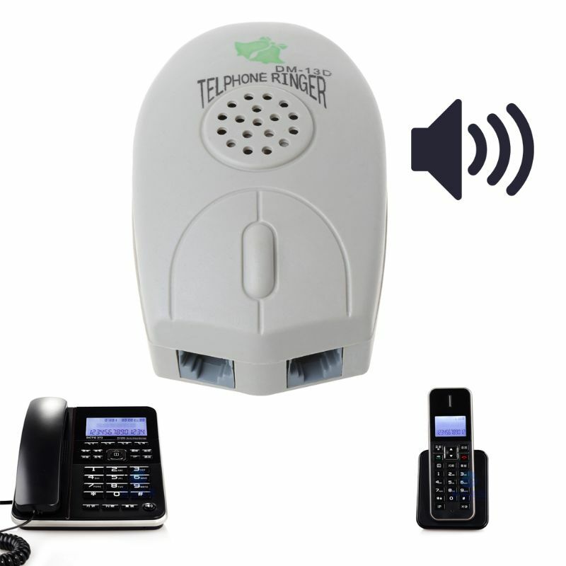 Amplificador H4GA, timbre de teléfono fijo, anillo de teléfono Extra fuerte para ancianos