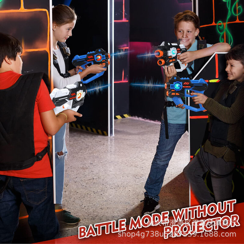 적외선 태그 장난감 총 전기 적외선 레이저 총, 게임 슈팅 팀 전투 무기 권총, 소년 야외 게임 선물
