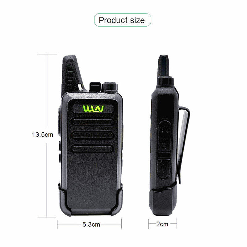 Walkie-talkie de alta potencia para niños, Mini transceptor de Radio, UHF, 400-470MHz, estación de Radio Ham, kdc1, piezas WLN, 1/2/3/4/5/6 KD-C1, 5W