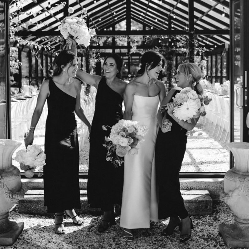 Comprimento do tornozelo strapless cetim vestido de casamento simples mais tamanho feito sob encomenda de grandes dimensões removível arco alto dividir chiques vestidos de noiva
