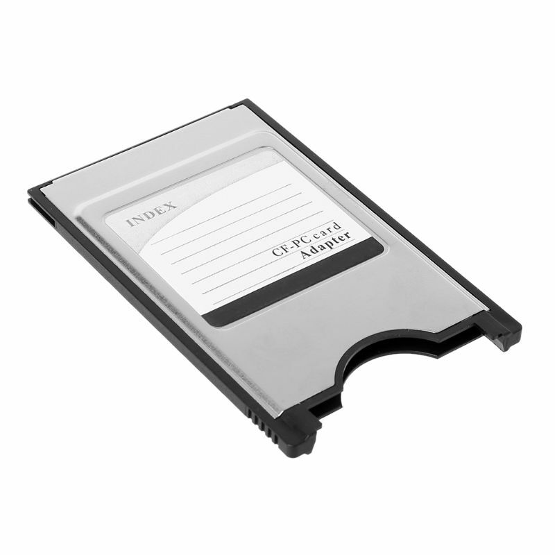 Novo cf para pc cartão compacto flash pcmcia adaptador leitor de cartões para notebook portátil dropship