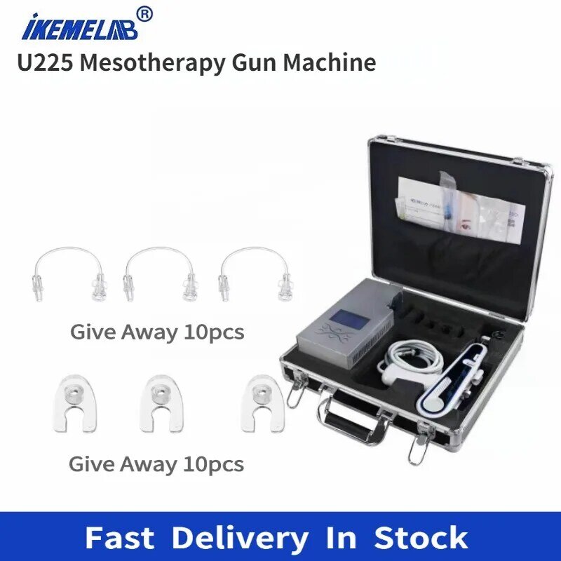 Ikeme prp equipamento experimental beleza arma anti-rugas hidratante mesotherapy arma máquina com cateter e presser pé