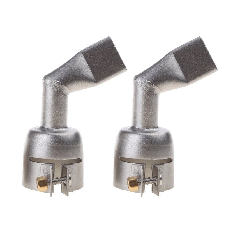 20mm Hot Air Nozzle 2Pcs Welding Nozzle Flat Stainless Steel Weld Torch