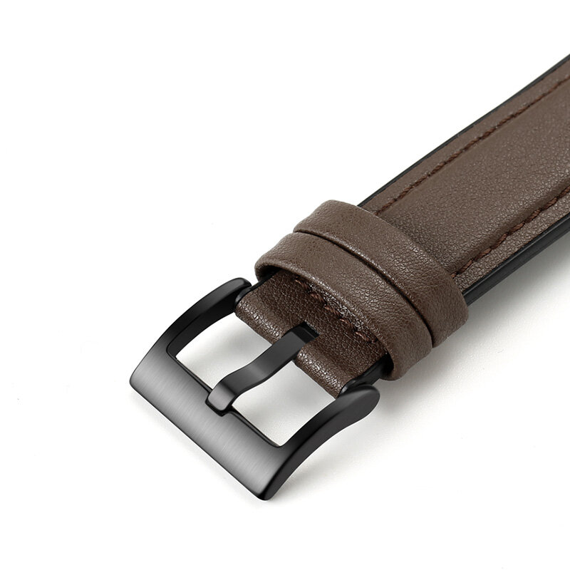 Cinturino ibrido in pelle e Silicone da 20mm 22mm per Samsung Galaxy Watch4 6 bracciale classico 47mm 46mm/Galaxy Watch6 40mm 44mm