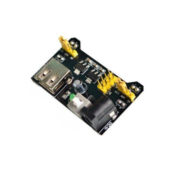 Módulo de fuente de alimentación de placa de pruebas MB102, regulador de voltaje de placa de pan sin soldadura Arduino, 3,3 V, 5V, bricolaje