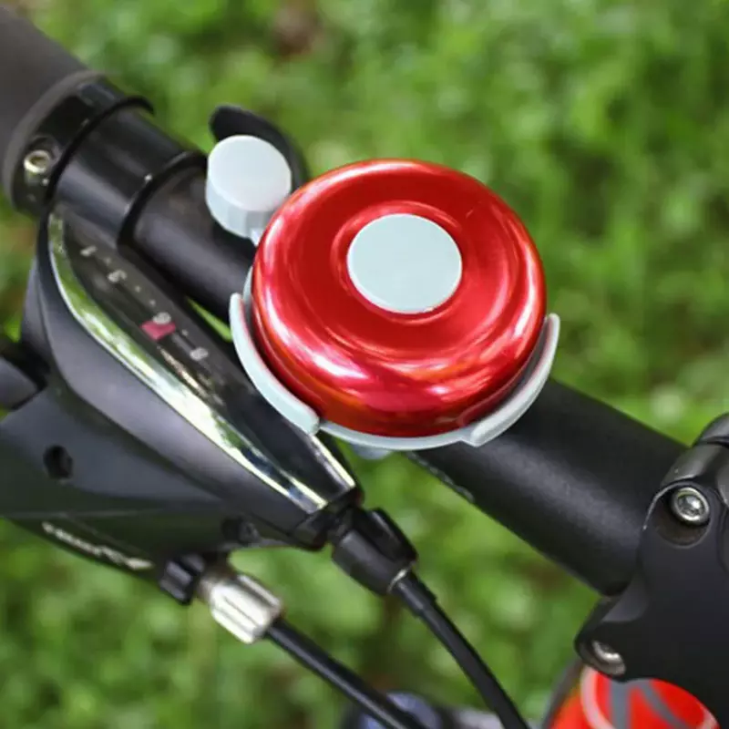 Mini campanello per bici da bicicletta campanello per manubrio da ciclismo allarme ad anello trasparente/forte/campane sonore lega di alluminio 0.03kg sicurezza di alta qualità