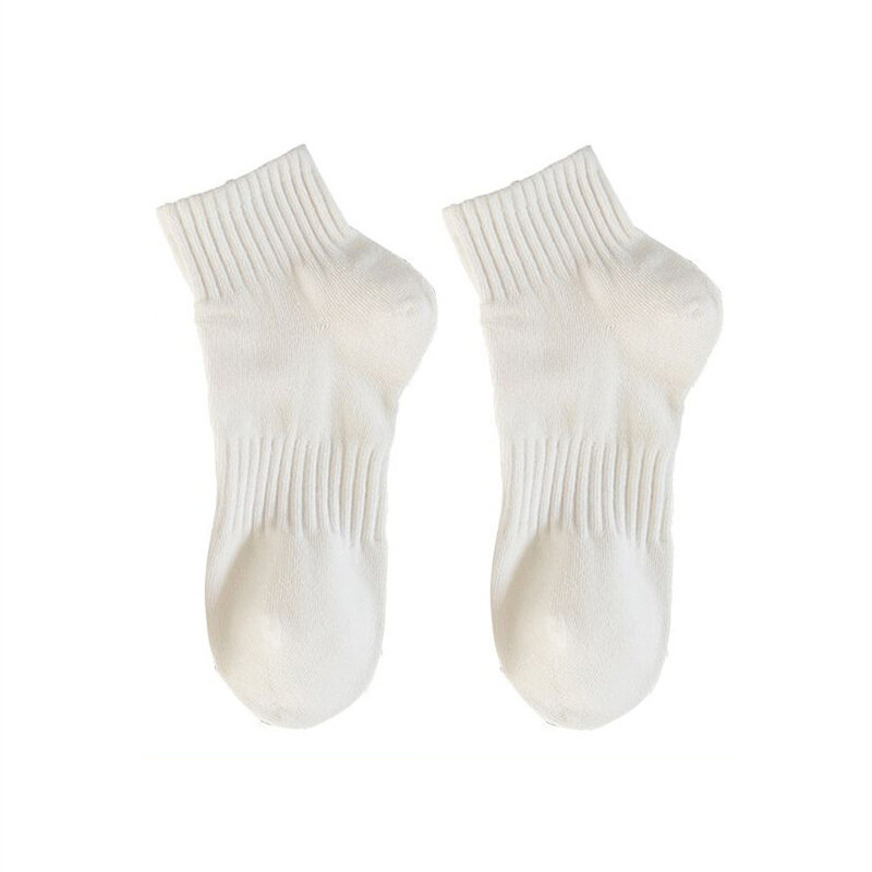 Calcetines de algodón cómodos para mujer, medias informales de tubo bajo, suaves a rayas, belleza, Otoño, 1 par