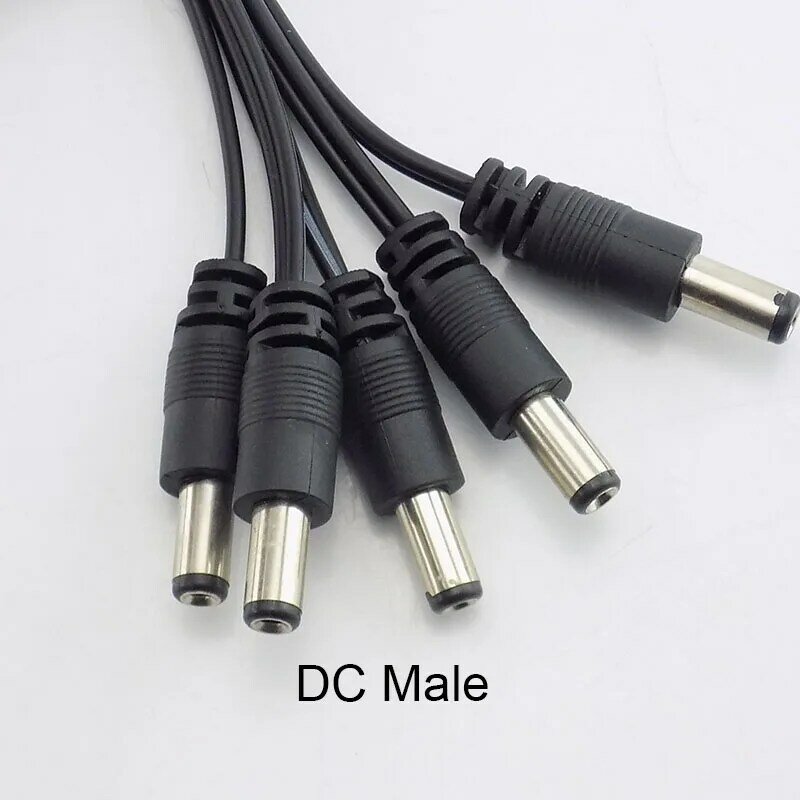 1pcs 5pcs 10pcs 2.1*5.5mm 12v DC Male Female Connectors Plug Power Supply Extension Cable cord wire CCTV Camera LED Strip Light