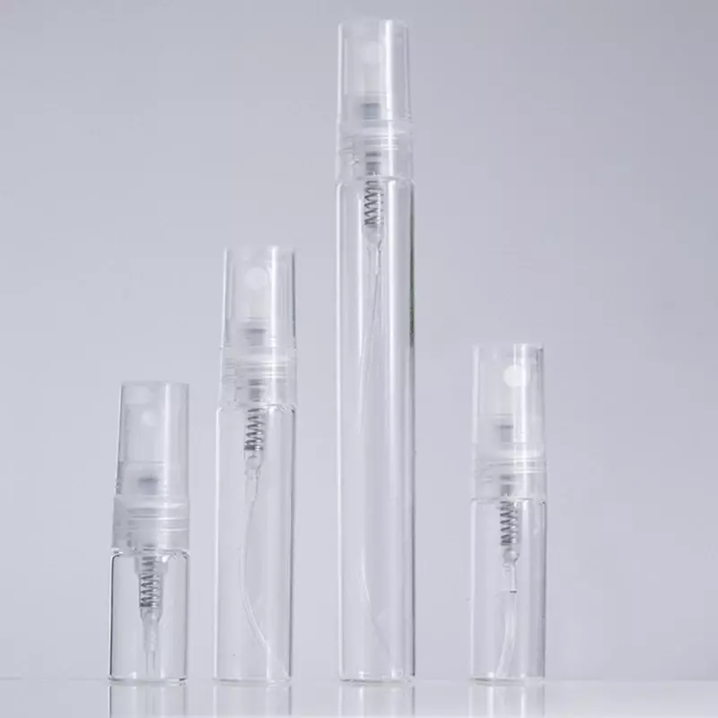 8/16PCS Perfume Bottle Portable Glass Refillable Spray Bottle Atomizer Container Women Perfume Pump Travel Bottle