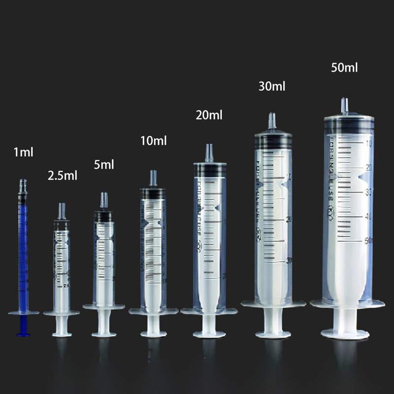 1/2.5/5/10/20/30/50ml Plastic Syringe Perfume Quantitative Dispenser Refilled Perfume Liquid Essential Oil Tool Plastic