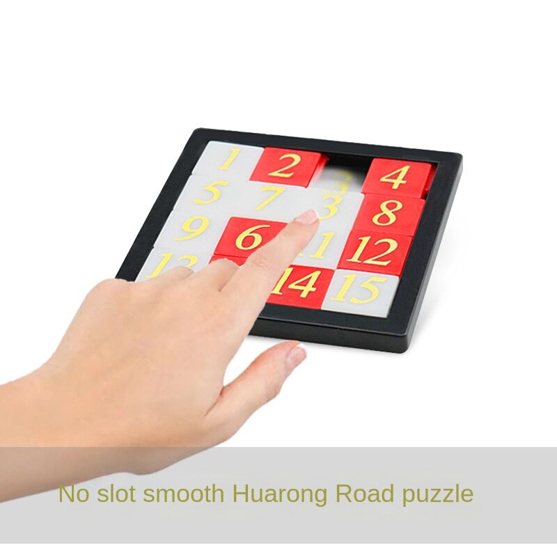 Puzzelspel Vroege Educatie Vierkant Hersenspel Denken Training Huarong Weg Voorschoolse Speelgoed Spel Glijdende Puzzel Digitale Glijbaan