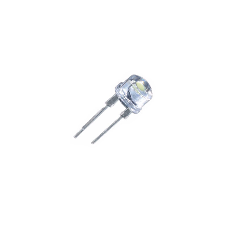 10PCS F8 8MM 0.5W 3.0-3.2V Super Bright Straw Hat Emitting Diode LED Lamp White Blue Green Red Yellow New Good Quality