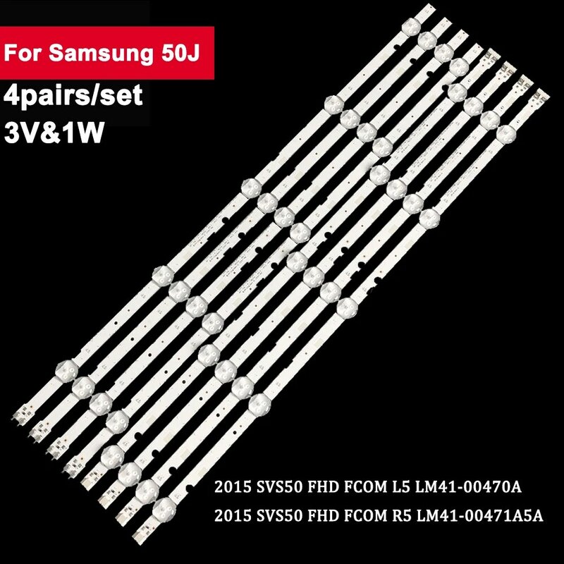 487mm 3V LED Backlight TV Repair For Samsung 50J 2015 SVS50 FHD FCOM L5 LM41-00470A UN49J5290AF UA49M5000A UN50J5000AFXZA