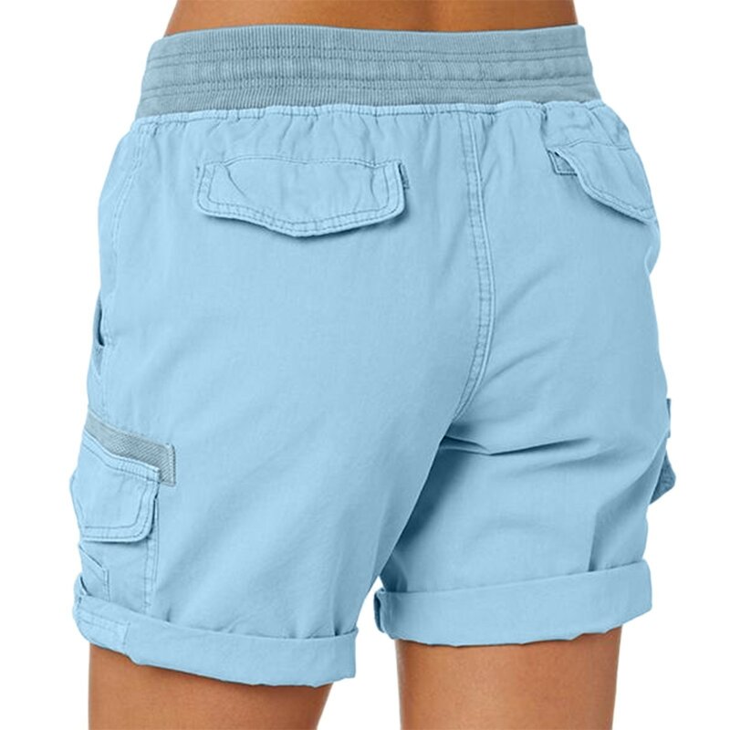 Frauen Sommer Outdoor Active Shorts lose Wandern leichte weibliche Cargo Shorts mit Taschen Sport reisen schnell trocknen Shorts