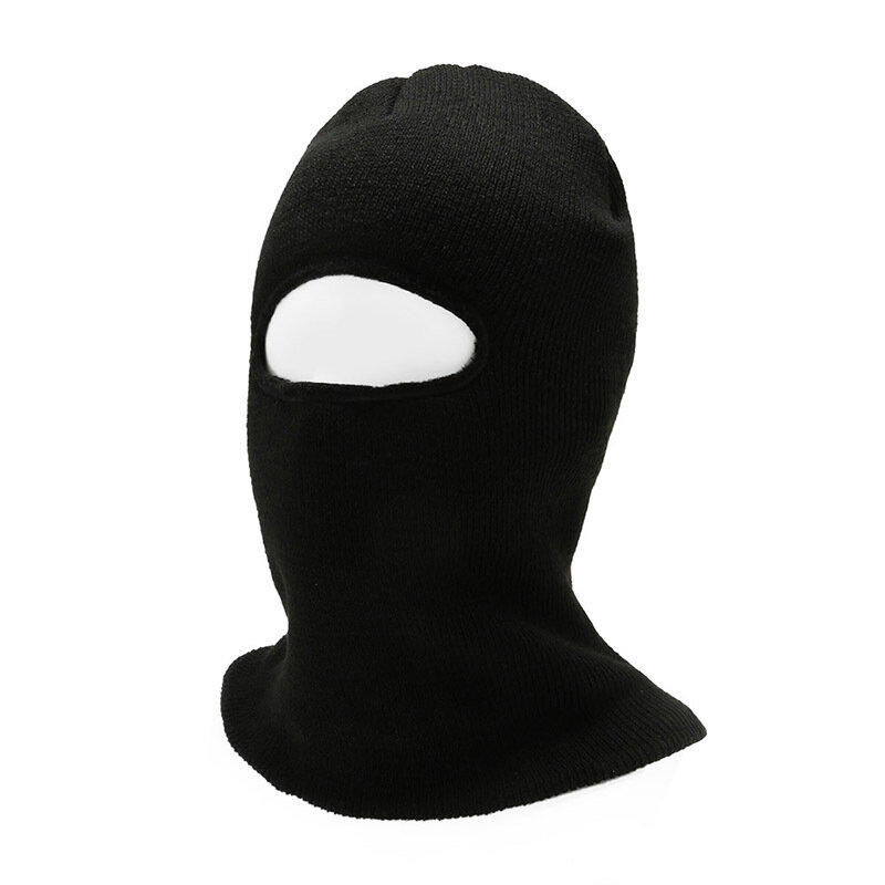 厚い袖の日焼け止めの目の首のニット帽、マスクの暖かいキャップ、男性のファッション、サイクリングキャップ、屋外、冬