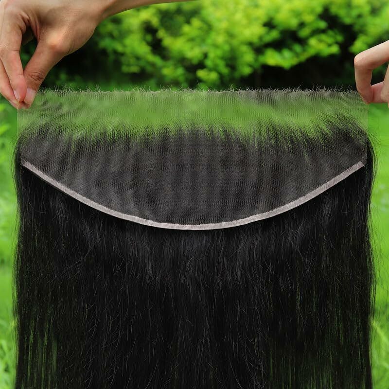 Alipretty Straight 13x4 HD Lace Frontal Closure 100% Human Hair 13x4 HD Lace Closure Invisible Lace Closure Only Pre Plucked