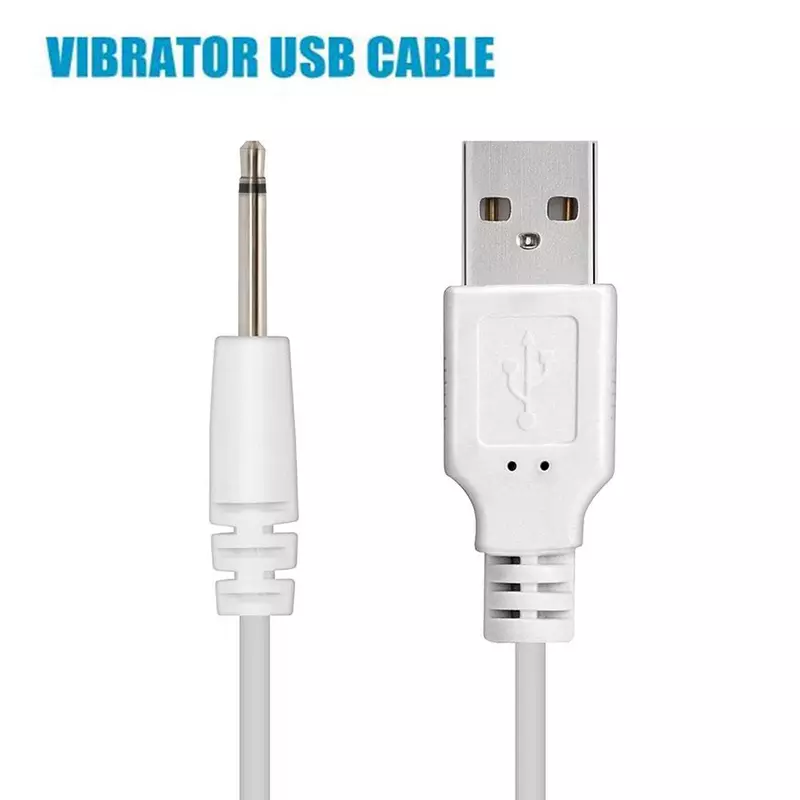 Câble chargeur USB DC 2.5 pour vibromasseur, aste, pour jouets adultes, accessoires de massage, alimentation USB universelle