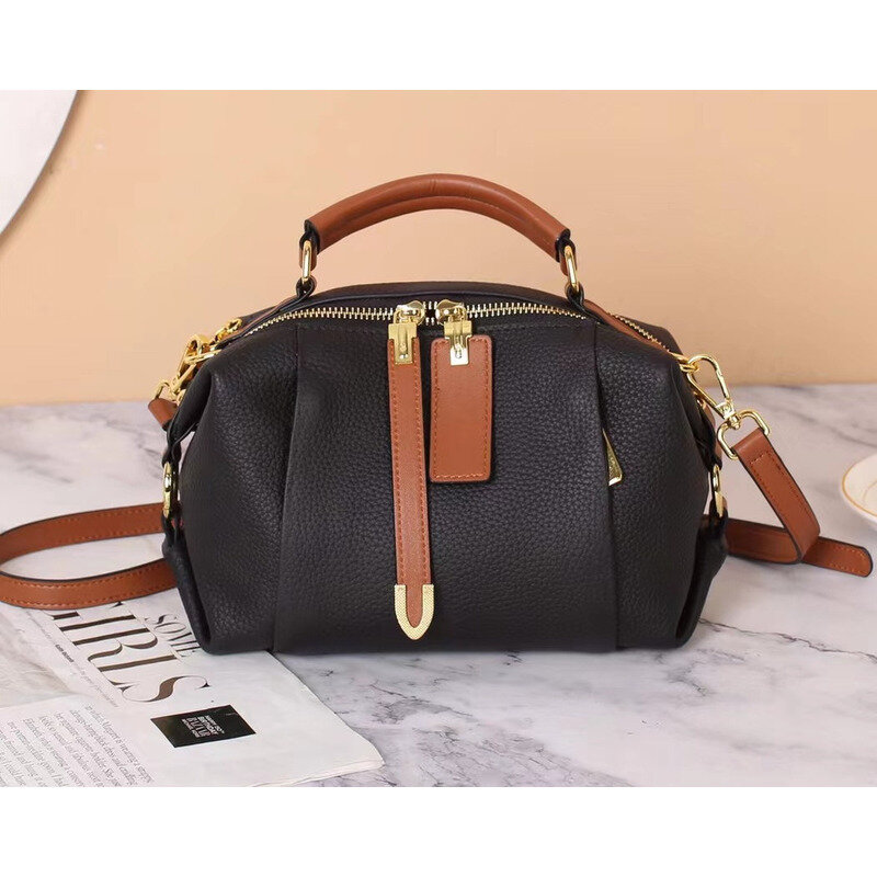 One Bag Shoulder Genuine Leather High-End Top Layer Cowhide For Women Casual High-Quality Messenger Versatile Luxury Crossbody