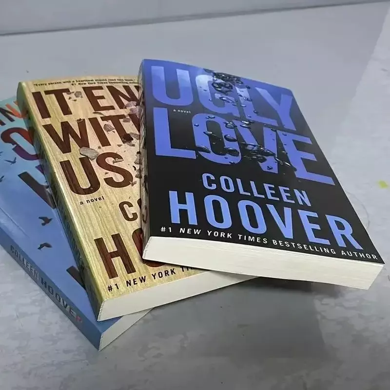 Termina Conosco Lembretes Dele, Amor Feio de Colleen Hoover, Livro de Livros em Inglês para Adultos, New York Times, Bestselling