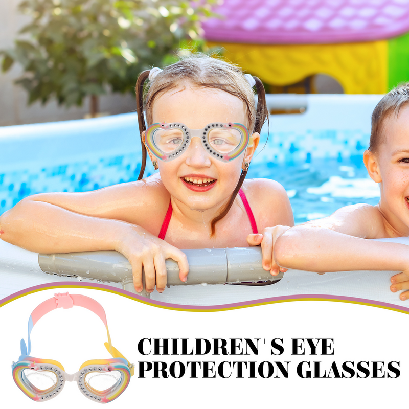 Gafas de natación para niños, gafas de natación para hombres, protección ocular para niños pequeños, gafas de natación impermeables antivaho anchas