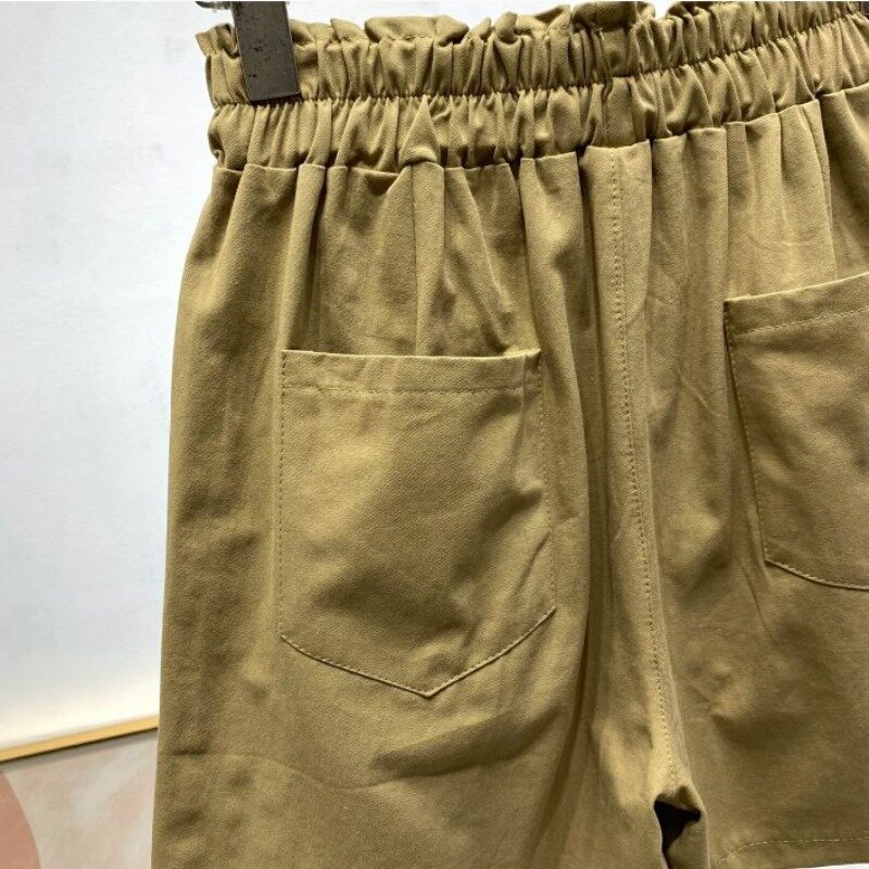 Hot Shorts Women's New Summer Loose Fitting Two Pieces Wide Leg Short Pants Skirts Versatile A-line Culottes Girls Streetwear