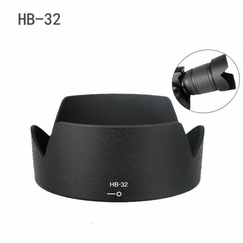 HB-32 렌즈 후드 리버시블 카메라 렌즈 액세서리, 니콘 D90, D5200, D7000, D7100, D5100, 18-105mm, 18-140mm, HB 32 HB32, 67mm