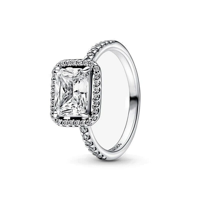 Heißer Verkauf Sterling Silber klassische Krone Tröpfchen Form herzförmigen Ring Licht Luxus Charme exquisite Modeschmuck Geschenk
