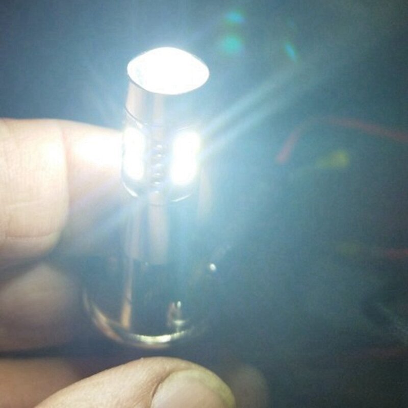 Lámpara LED antiniebla para coche, faros de 100W, H1, 6000K, 2835 SMD, 10LED, superbrillante, para motocicleta, 4 piezas
