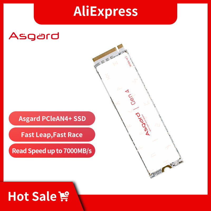 Asgard-unidad de estado sólido M.2 SSD NVME PCIe AN4 + 512GB 1TB 2TB, disco duro interno 2280 para caché de portátil