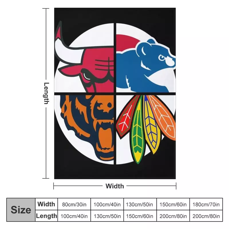 Chicago Northside Sports Throw Blanket christmas decoration Picnic Blankets
