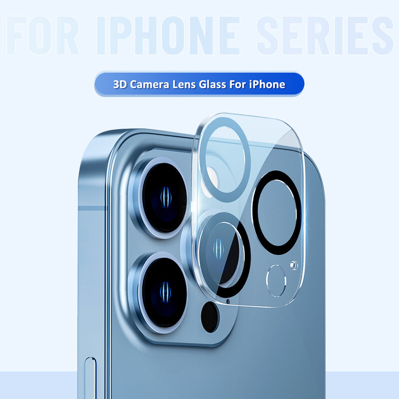 Tempered Glass Lens Full Cover Protective Full-frame 2023 New For iphone 14 13 12 11 Protective Film Transparent Camera Glass