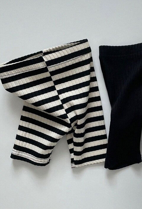Summer New Children Solid Shorts Cotton Girls Leggings Striped Baby Stretch Pants Infant Toddler Shorts Kids Clothes