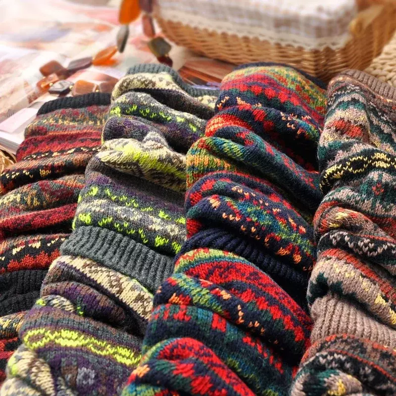 女性のためのロングニットレッグウォーマー、ハイレッグウォーマー、暖かいストライプ、膝の上、かぎ針編み、クリスマス、新しい、冬、2023