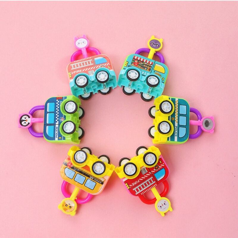 Colore casuale Puzzle fai da te giocattoli per auto Mini Lock Bus Key Matching Toy Key Early Educational Lock Head Car Gifts