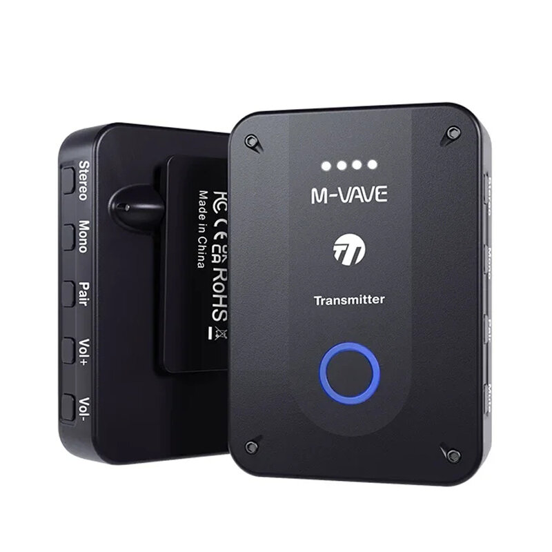 2024 M WP-9 vave Monitor Earphone nirkabel isi ulang 2.4GHz penerima pemancar ISM mendukung fungsi perekaman Mono Stereo
