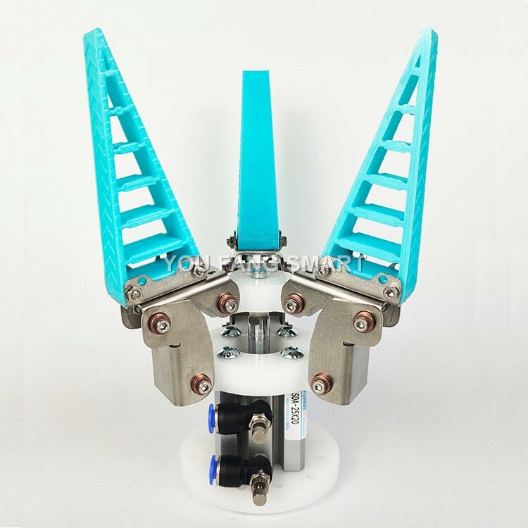 1.5/3/3.6kg obciążony elastyczny Robot pazur bioniczny elastyczny mechaniczny palec pneumatyczny pazur elektryczny do przemysłowych zestaw z robotem krokowego