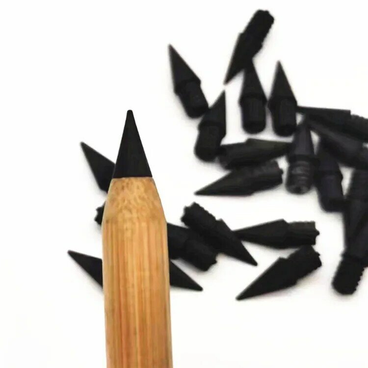 ปลายปากกาที่เปลี่ยนได้30ชิ้นสำหรับดินสอนิรันดร์หัวดินสอนิรันดร์สากลสำหรับการเขียนแบบไม่จำกัดปากกาเจล