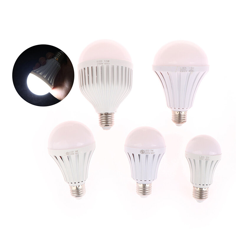 LED Emergency Hook Light Bulb 5/7/9/12/15W E27 With Switch Button Portable Spotlights Smart Emergency Lamp