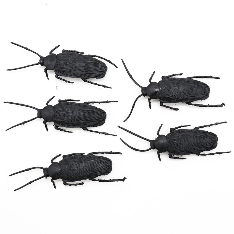 50 pz Mini scarafaggio novità divertente scherzo scherzo plastica falso ragno giocattoli puntelli realistici decorazione di Halloween simulazione giocattolo ingannevole