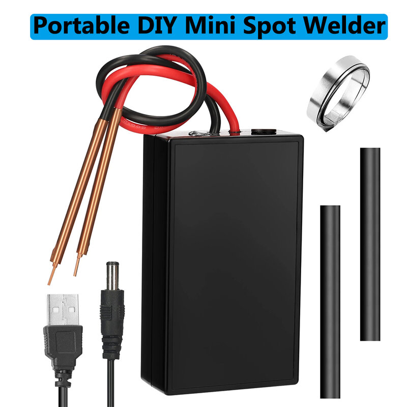 DIY Portabel Mini Spot Tukang Handheld Penyimpanan Energi 18650 Mesin Spot Welding Baterai Lithium Alat Las 6-Speed Adjustable