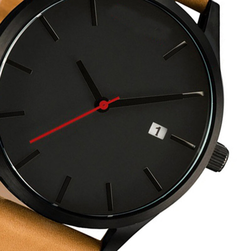 Oglądać proste zegarek skórzany w stylu Casual akcesoria mody
